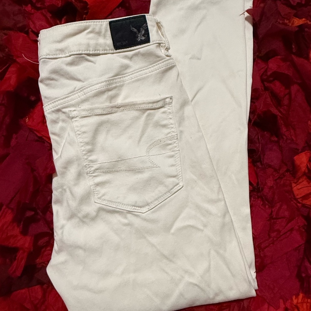 American Eagle Outfitters Cream Pants